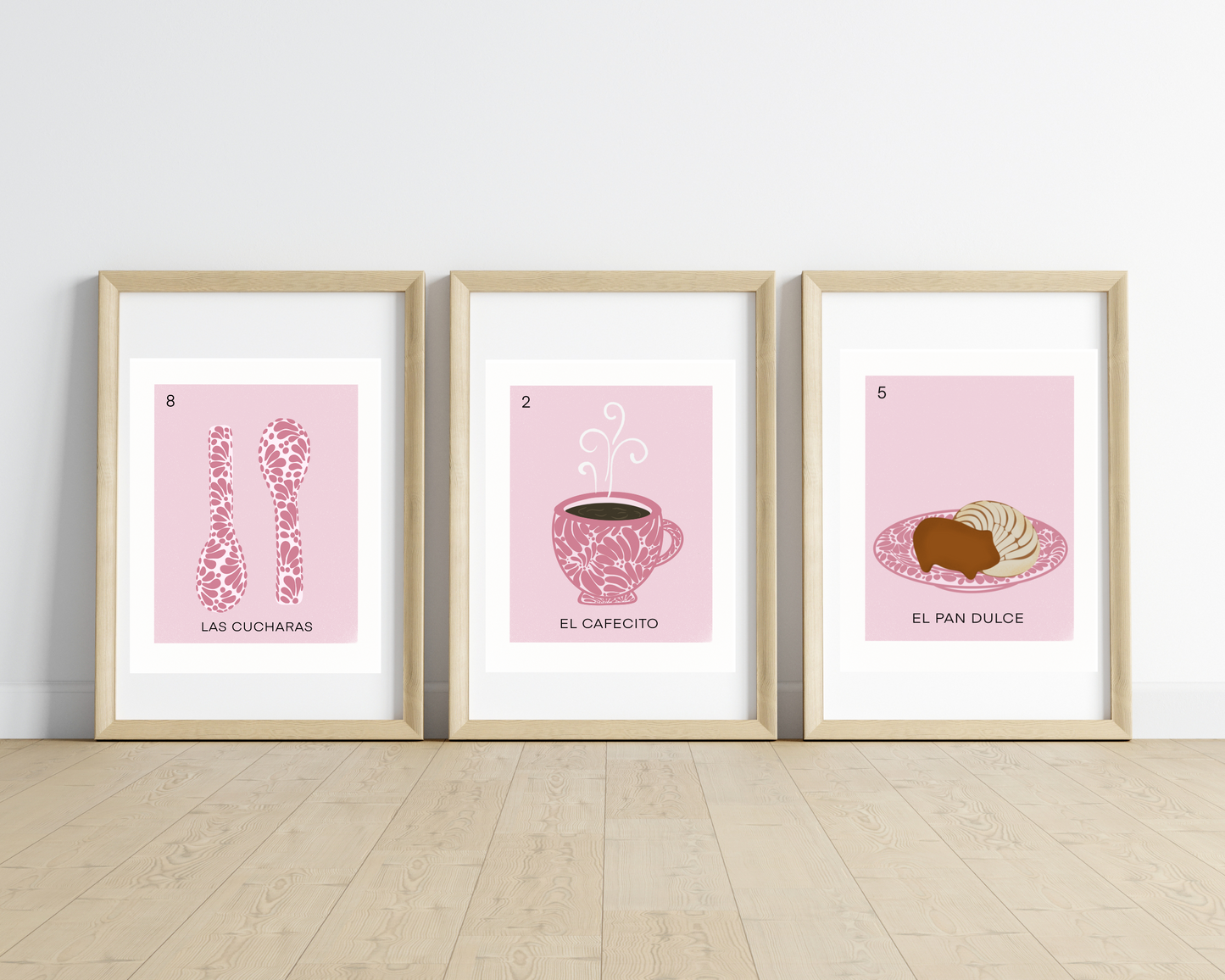 El Cafecito Talavera Loteria Art Print