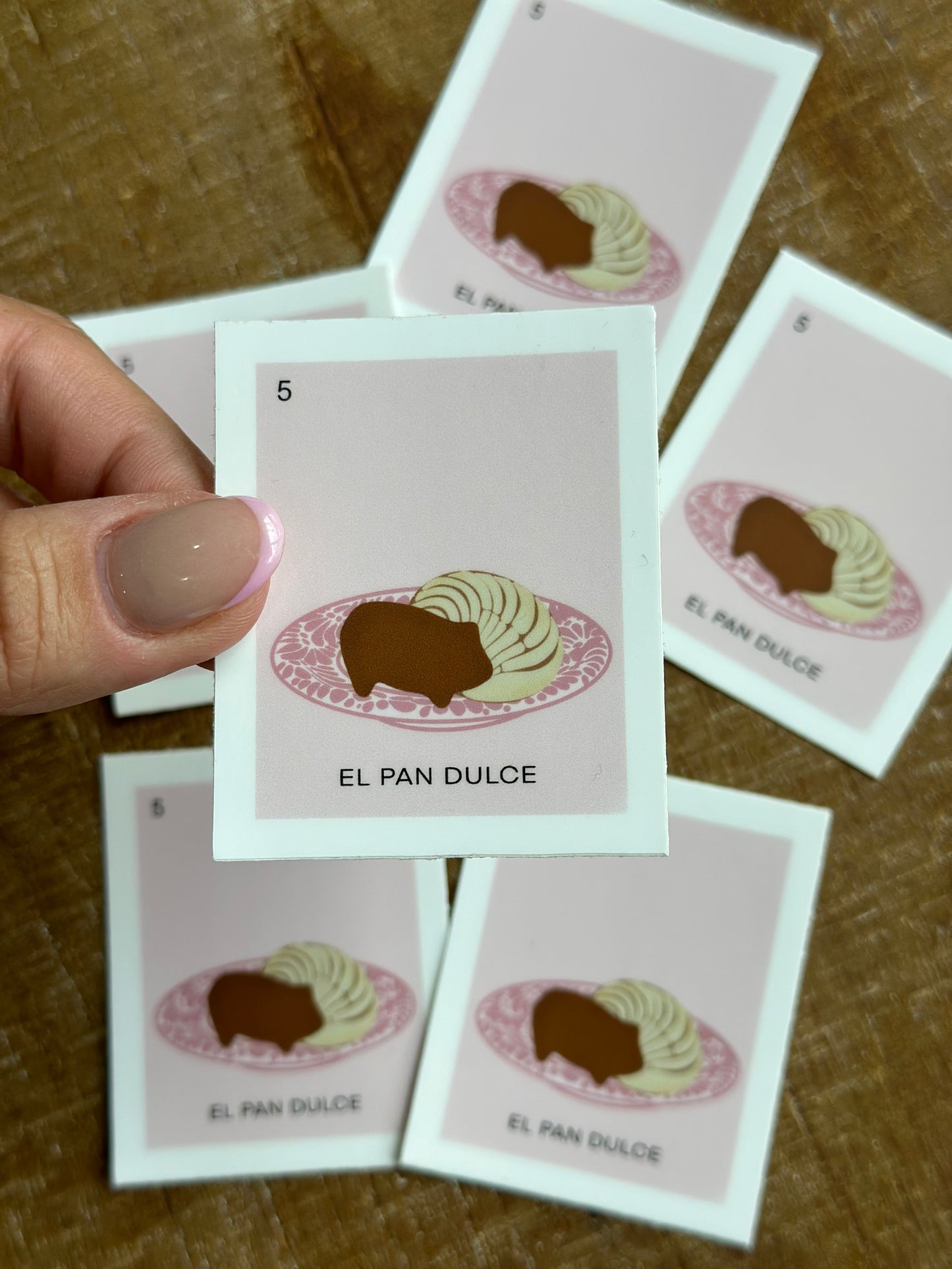 El Pan Dulce Loteria Card Vinyl Sticker