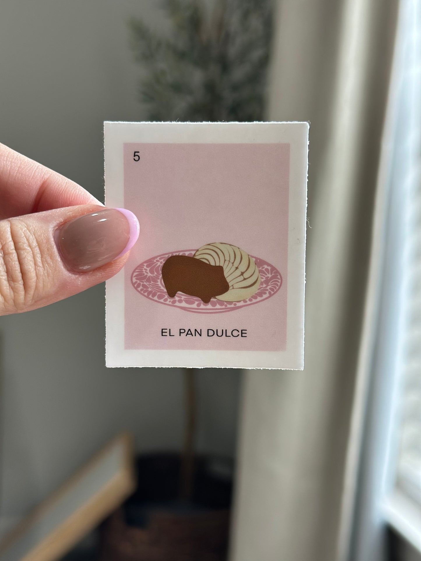 El Pan Dulce Loteria Card Vinyl Sticker