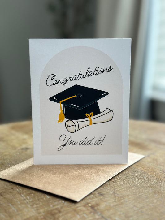 Congratulations Graduation Greeting Card