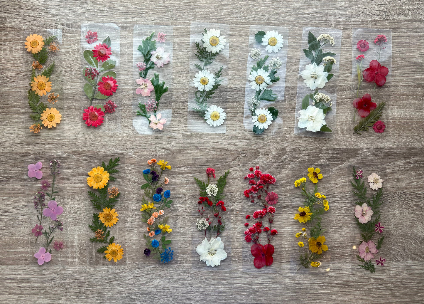 Real Pressed Flower Bookmark