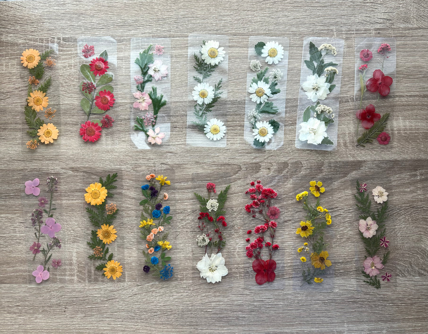 Real Pressed Flower Bookmark