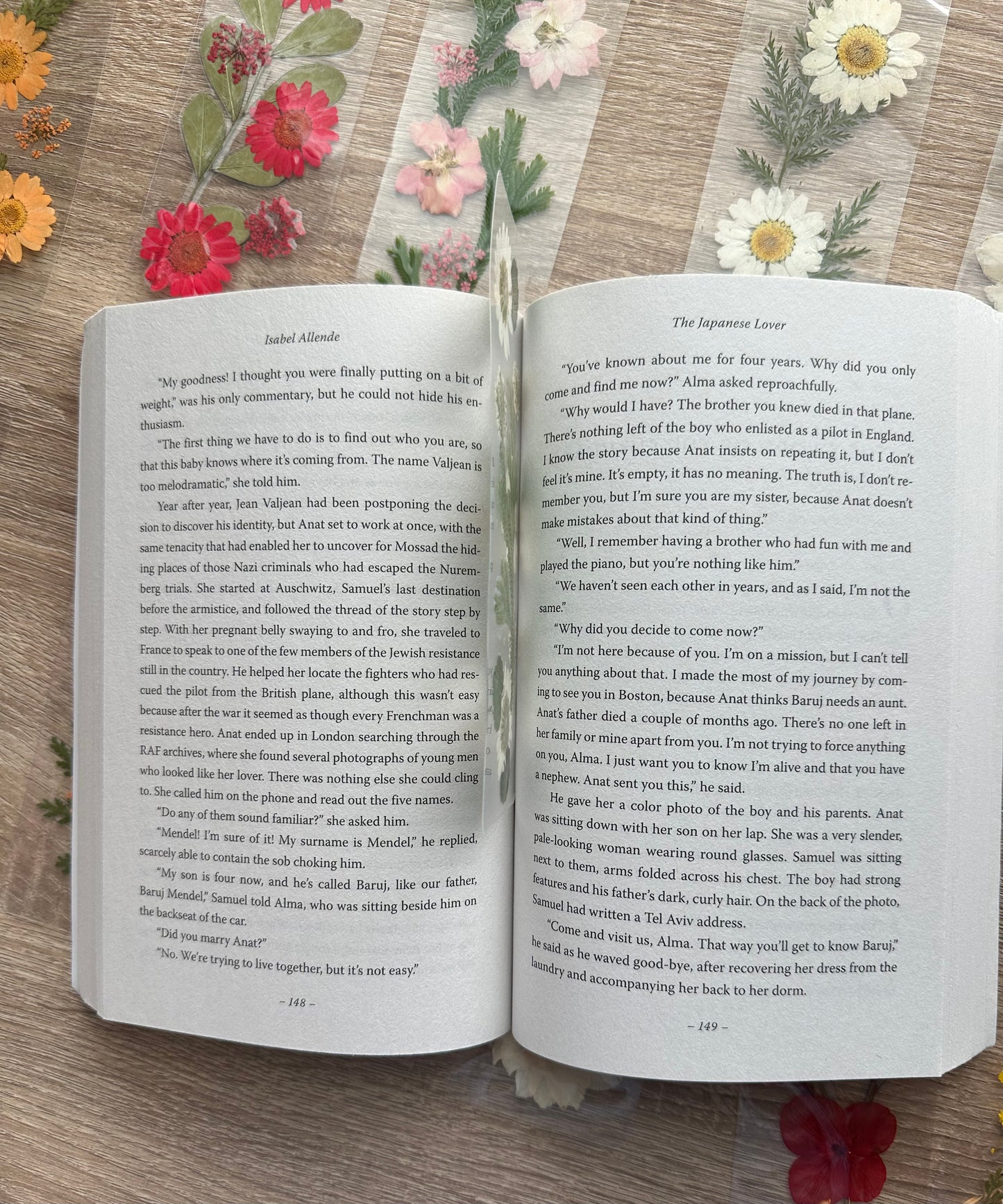 Real Pressed Flower Bookmark