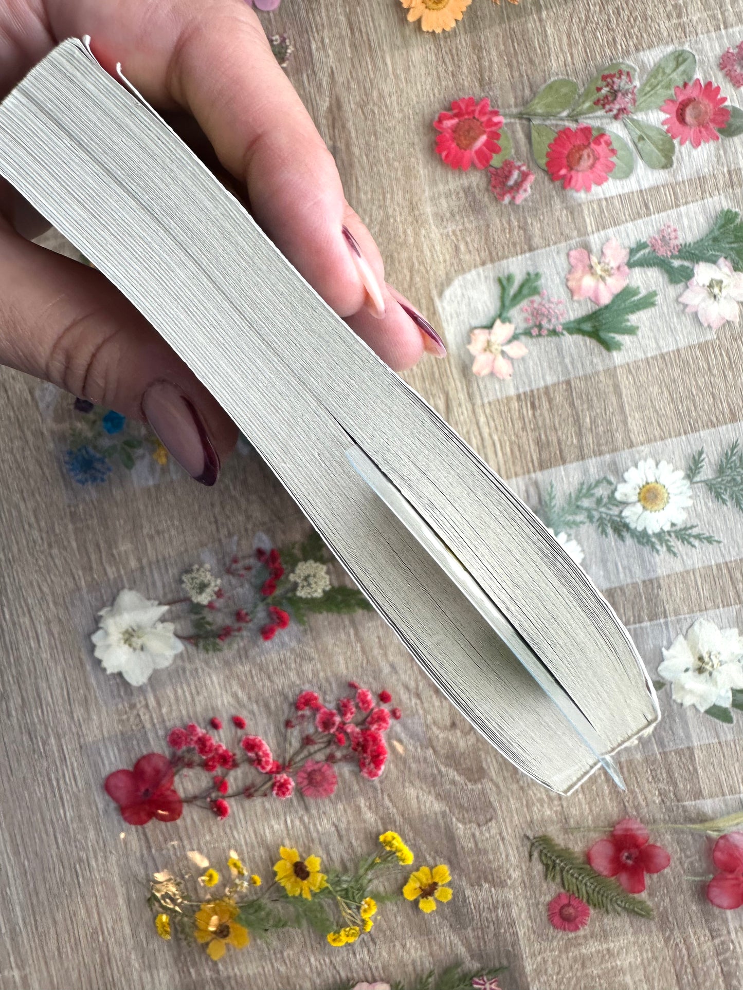 Real Pressed Flower Bookmark