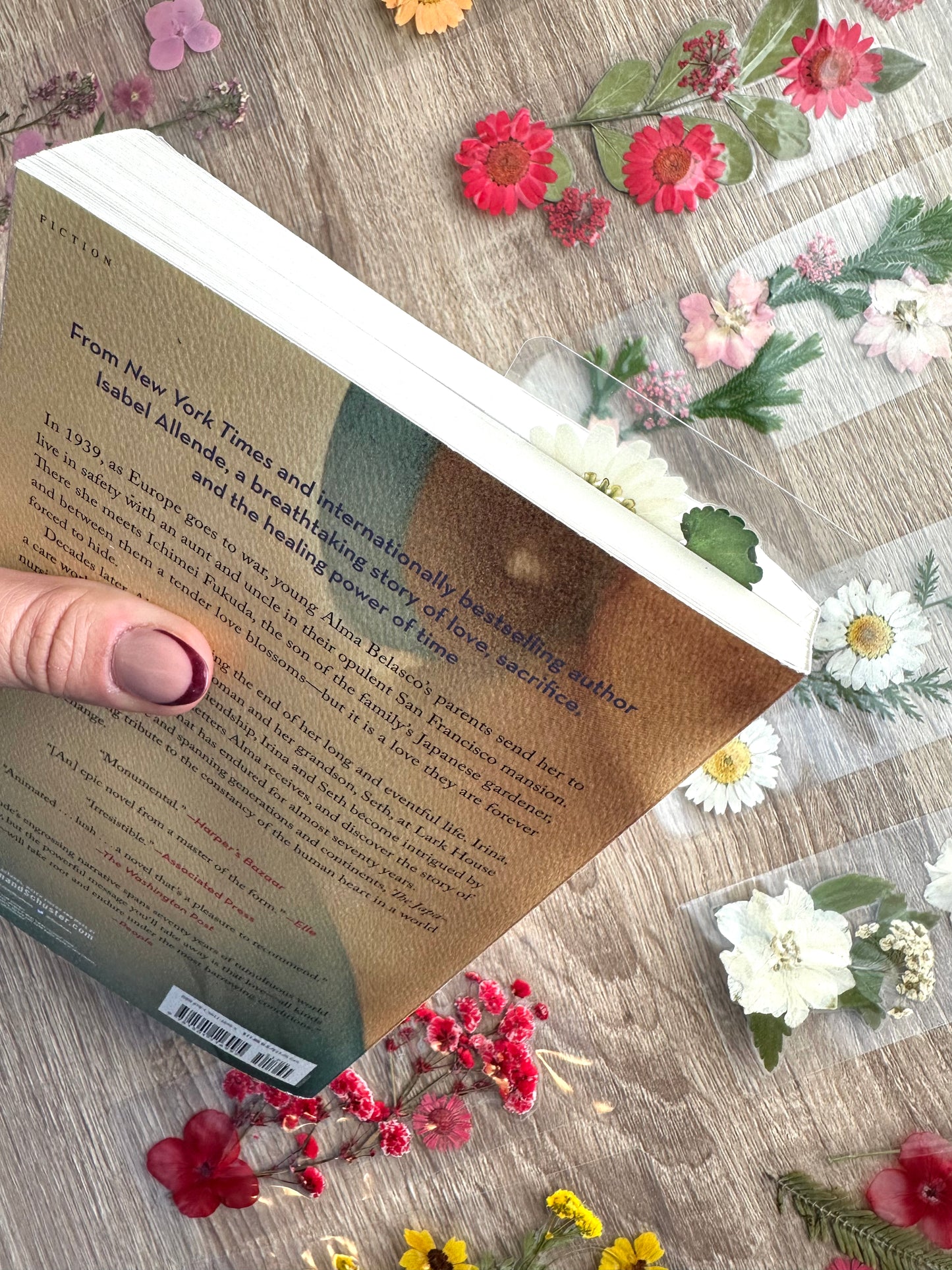 Real Pressed Flower Bookmark