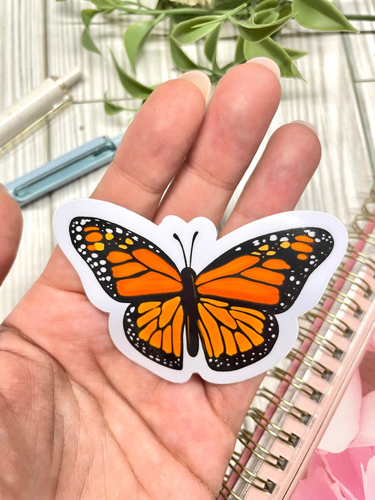 Monarch Butterfly Vinyl Sticker