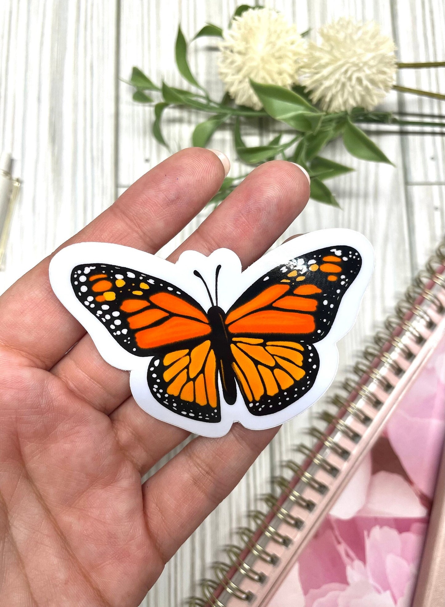 Monarch Butterfly Vinyl Sticker