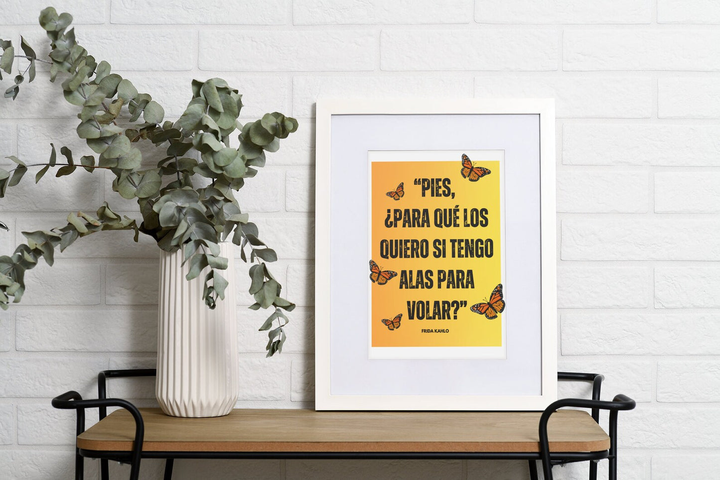 Frida Quote Art Print