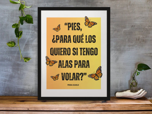 Frida Quote Art Print