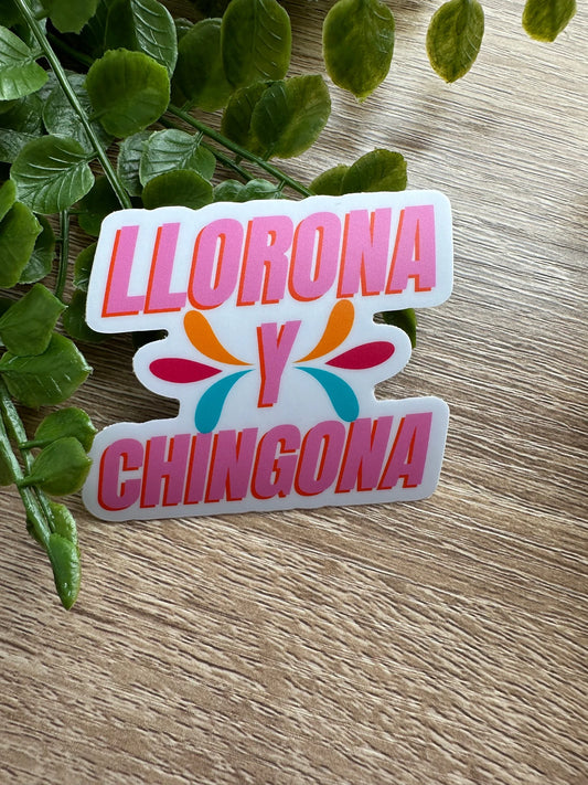 Llorona Y Chingona Vinyl Sticker