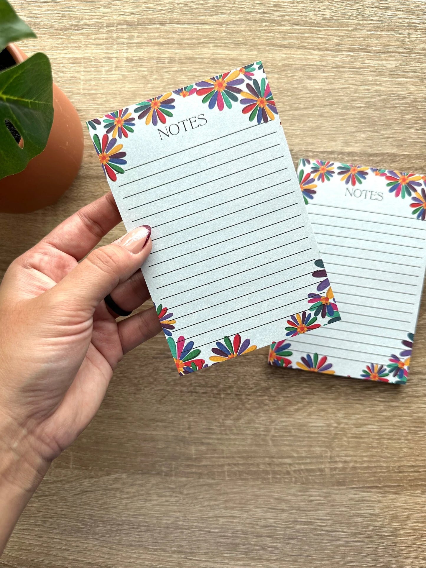 Floral Notepad (Otomi Inspired)