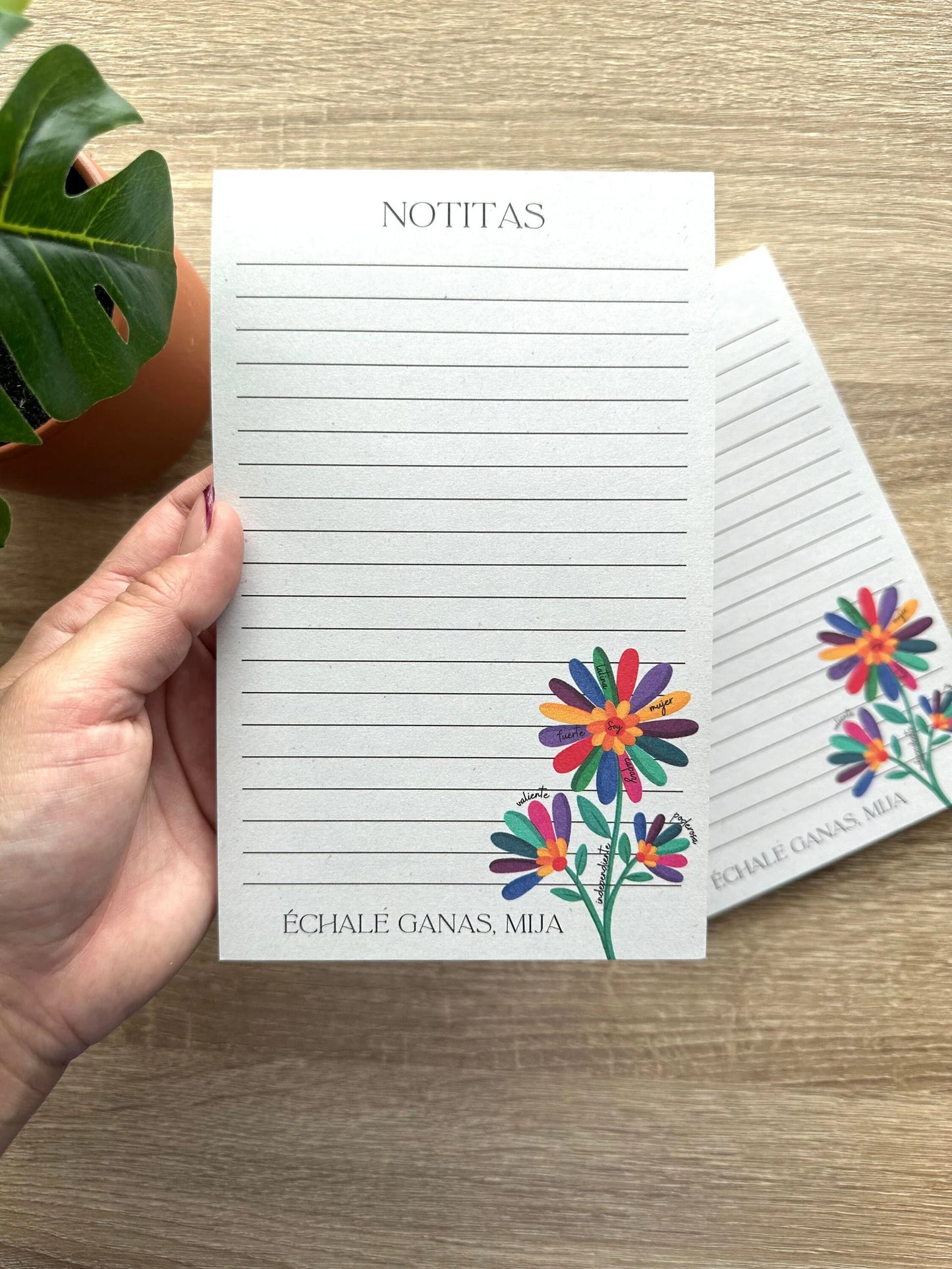 Notitas Spanish Affirmations Notepad