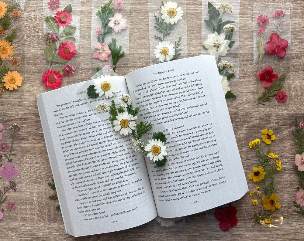 Real Pressed Flower Bookmark