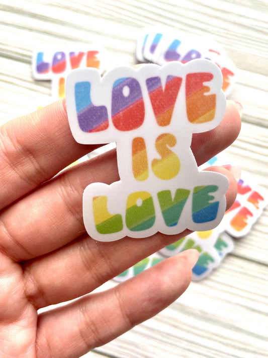 Love is Love Vinyl Sticker