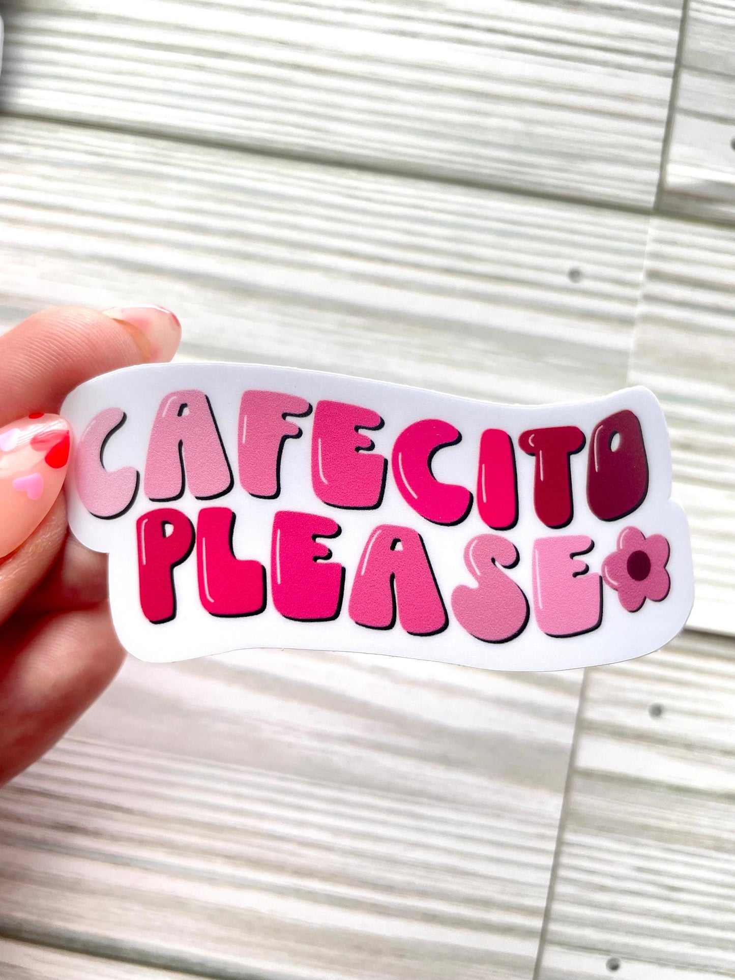 Cafecito Please Sticker