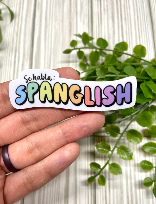 Se Habla Spanglish Sticker