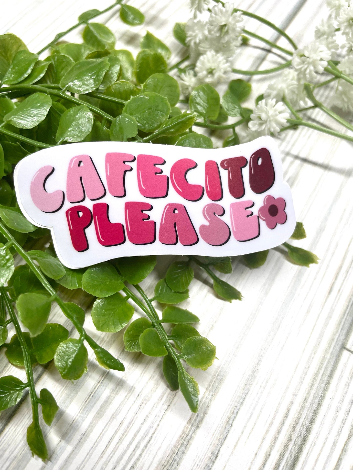 Cafecito Please Sticker