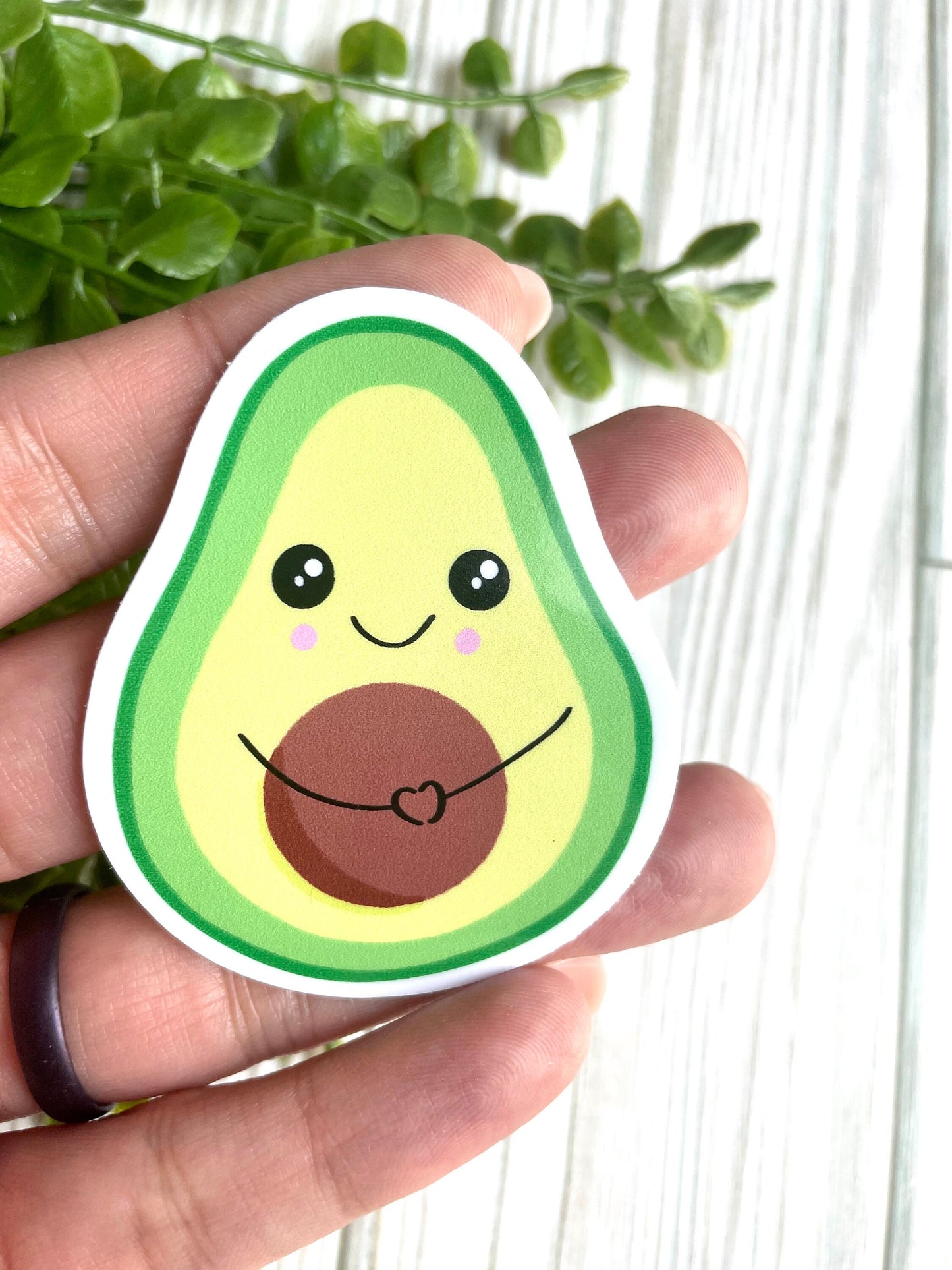 Avocado Cutie Vinyl Sticker