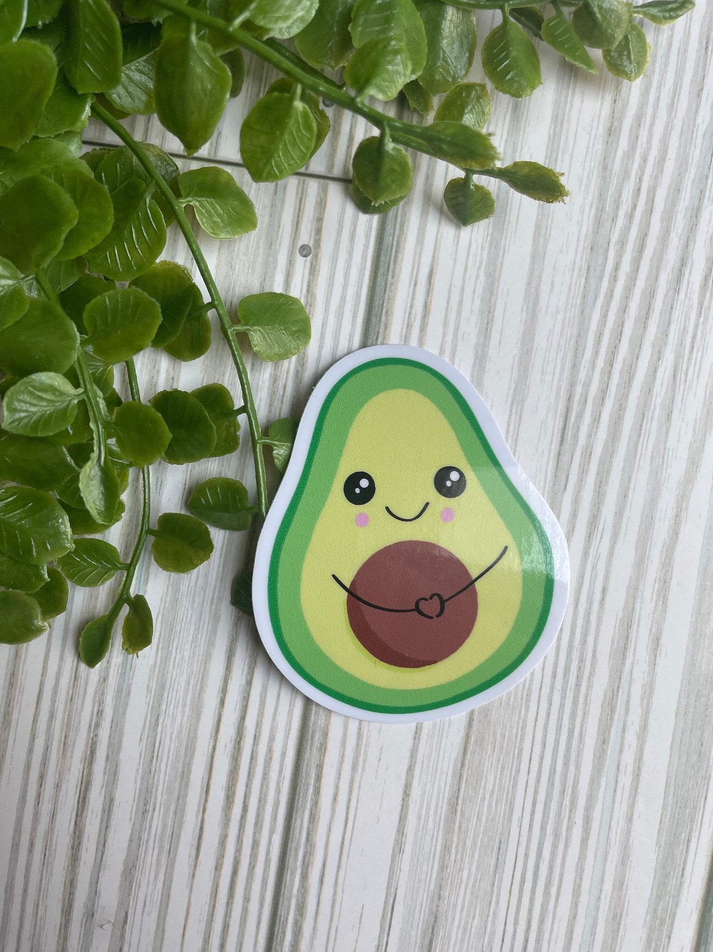 Avocado Cutie Vinyl Sticker