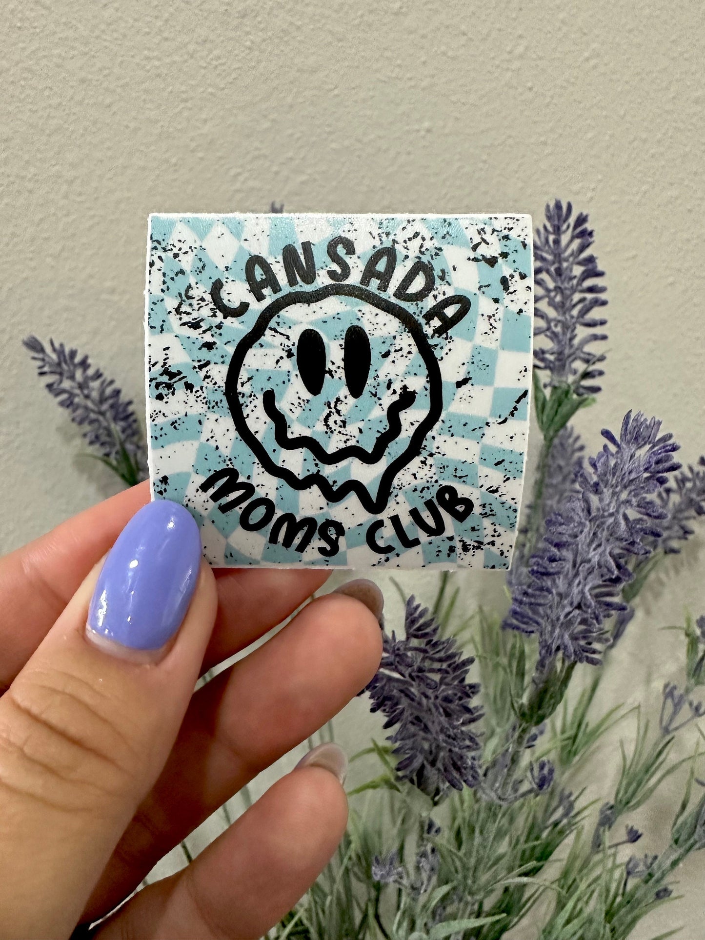 Cansada Moms Club Vinyl Sticker