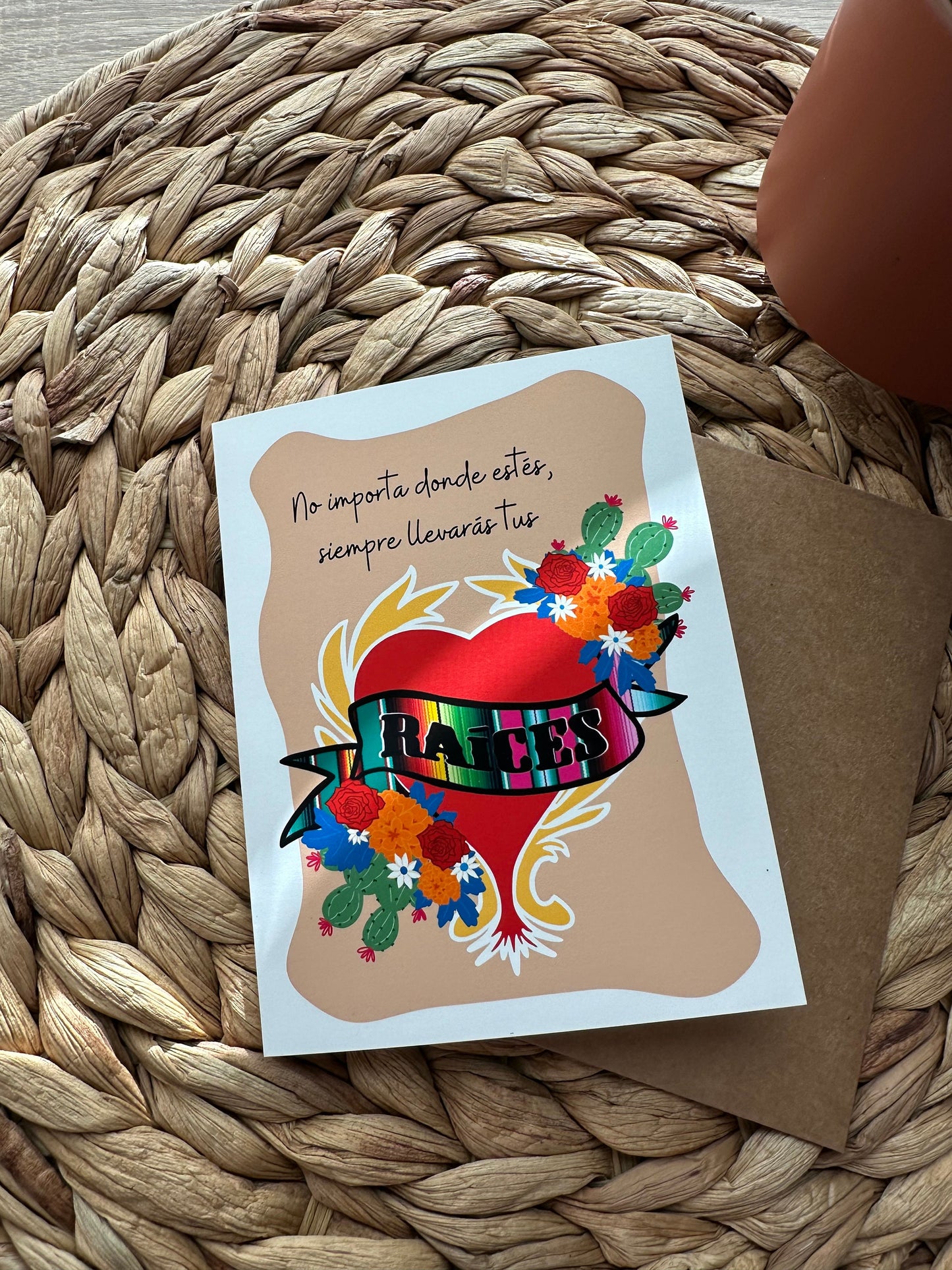 Ama tus Raices Greeting Card