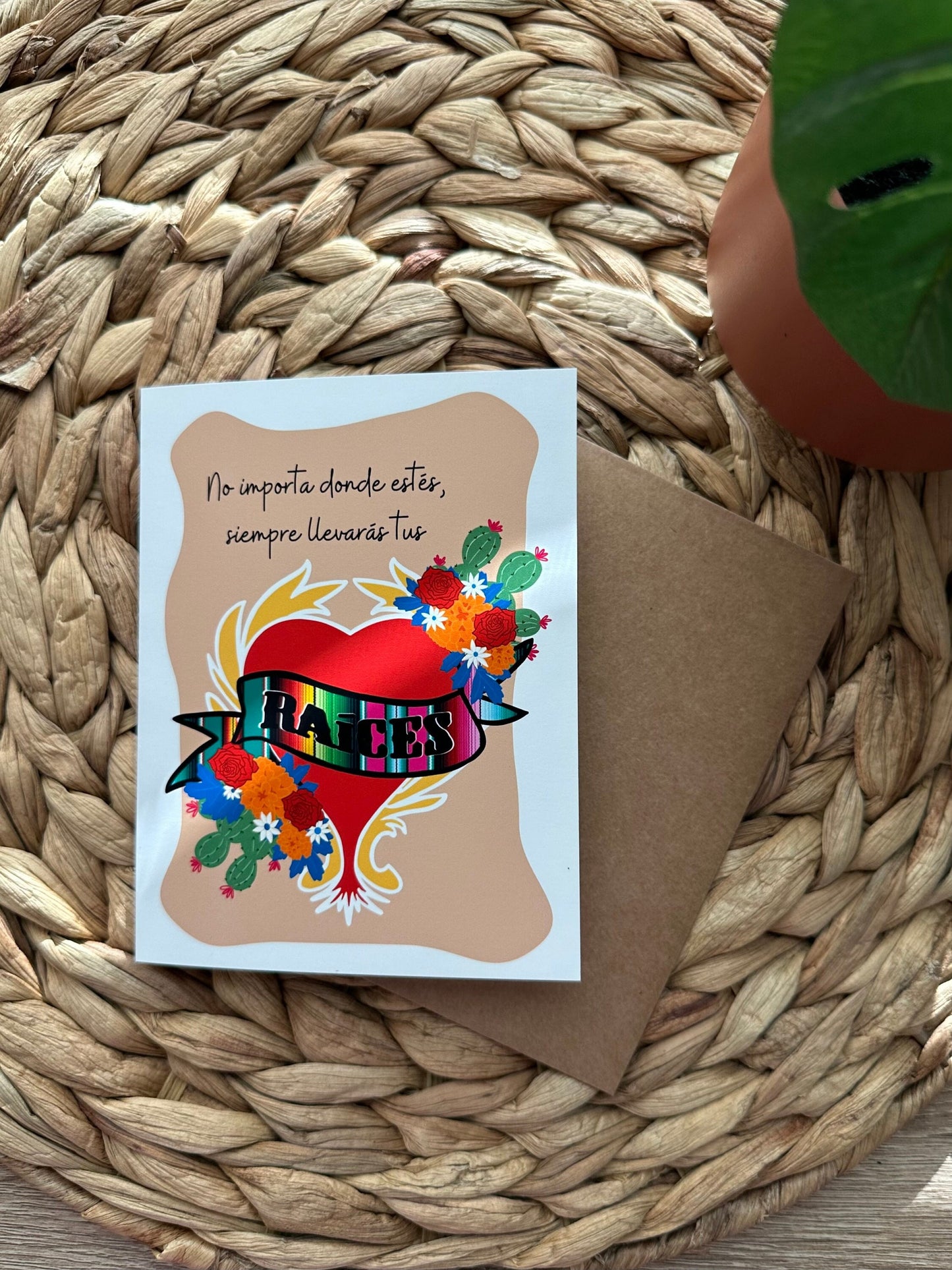 Ama tus Raices Greeting Card