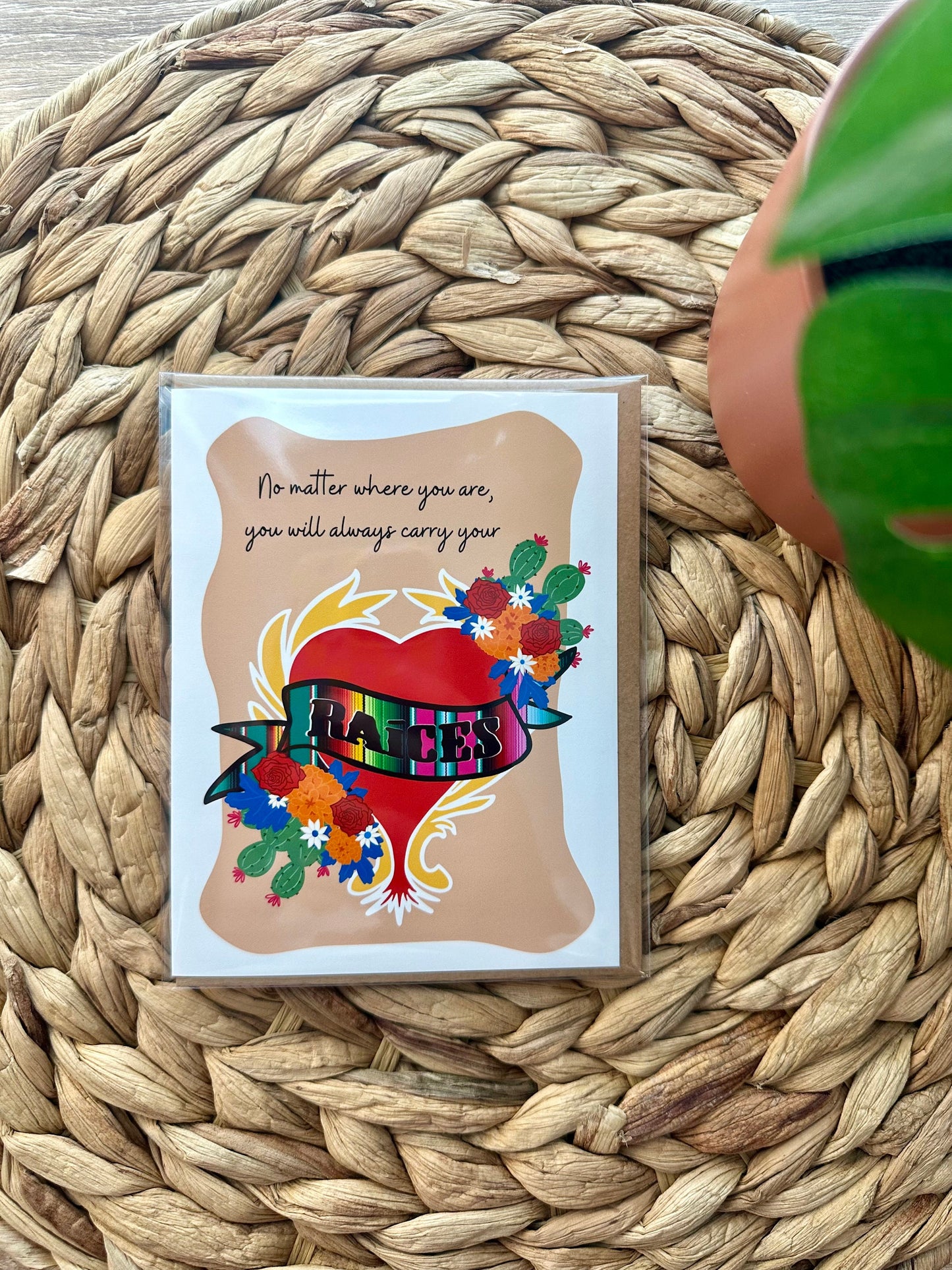 Ama tus Raices Greeting Card