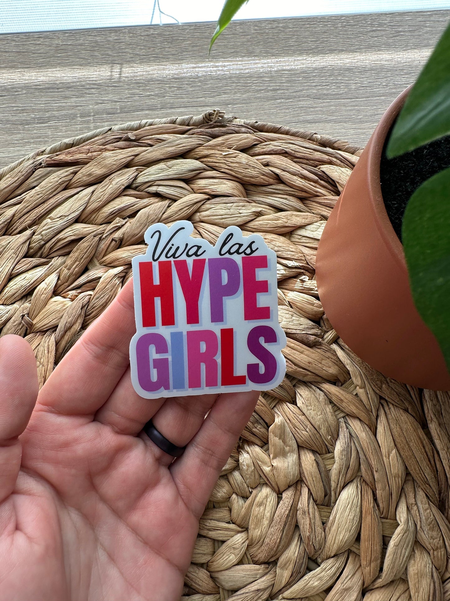 Viva Las Hype Girls Vinyl Sticker