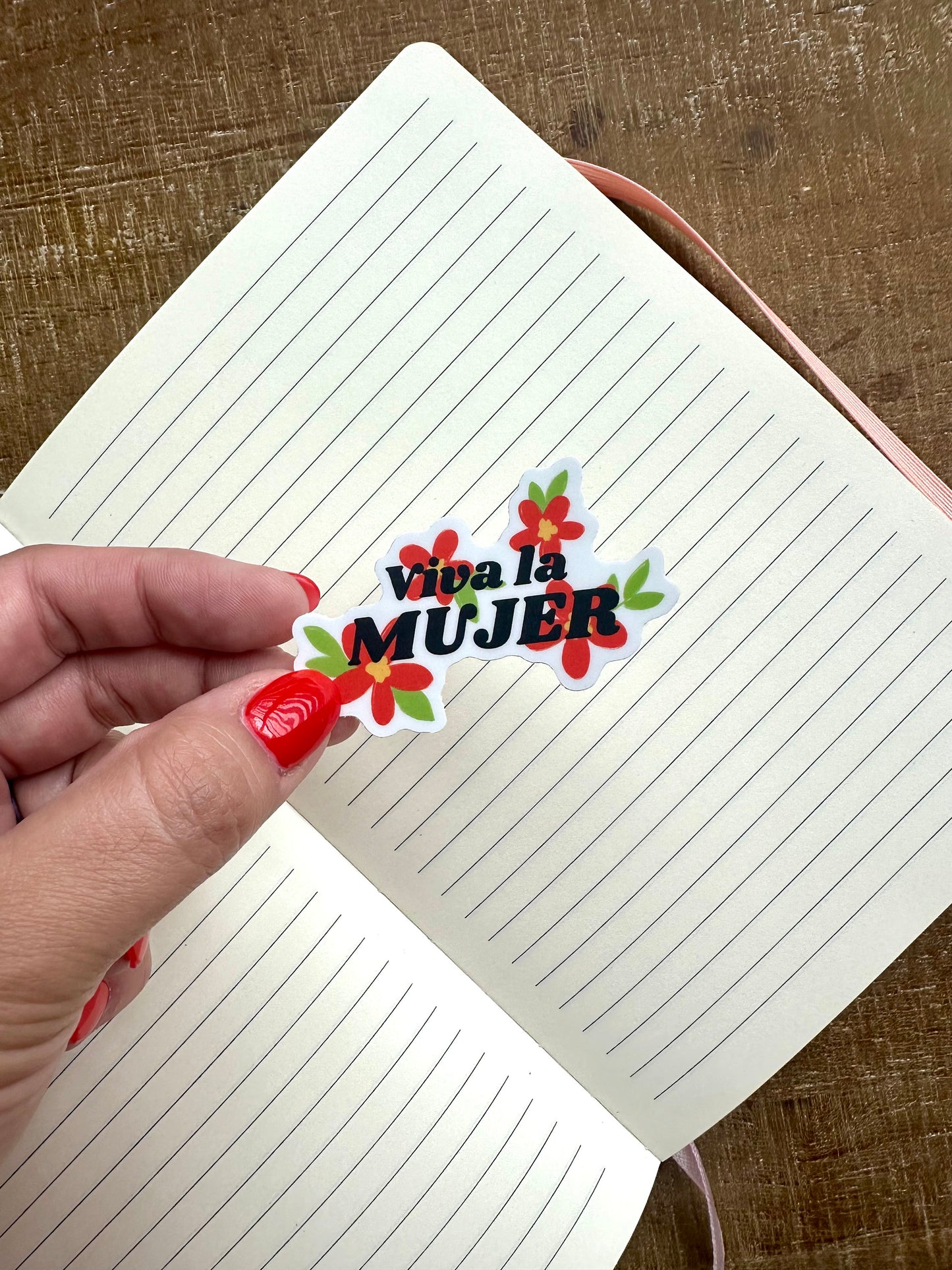 Viva la Mujer Waterproof Sticker