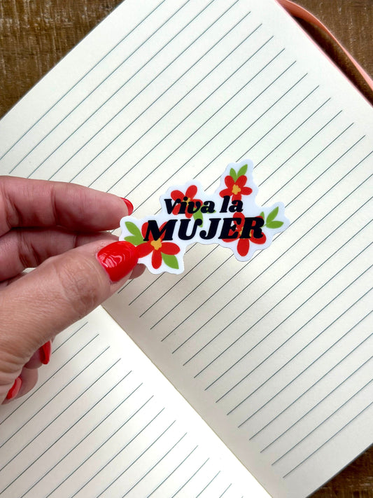 Viva la Mujer Waterproof Sticker