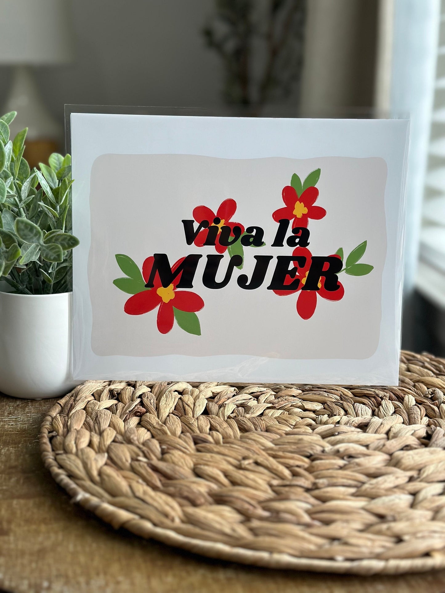 Viva La Mujer Floral Art Print