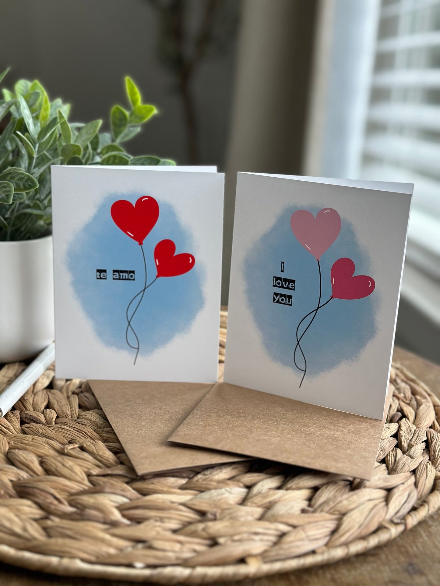 I love you/Te Amo Greeting Card