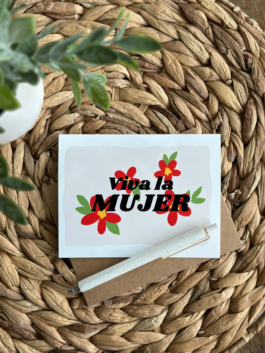 Viva la Mujer Greeting Card