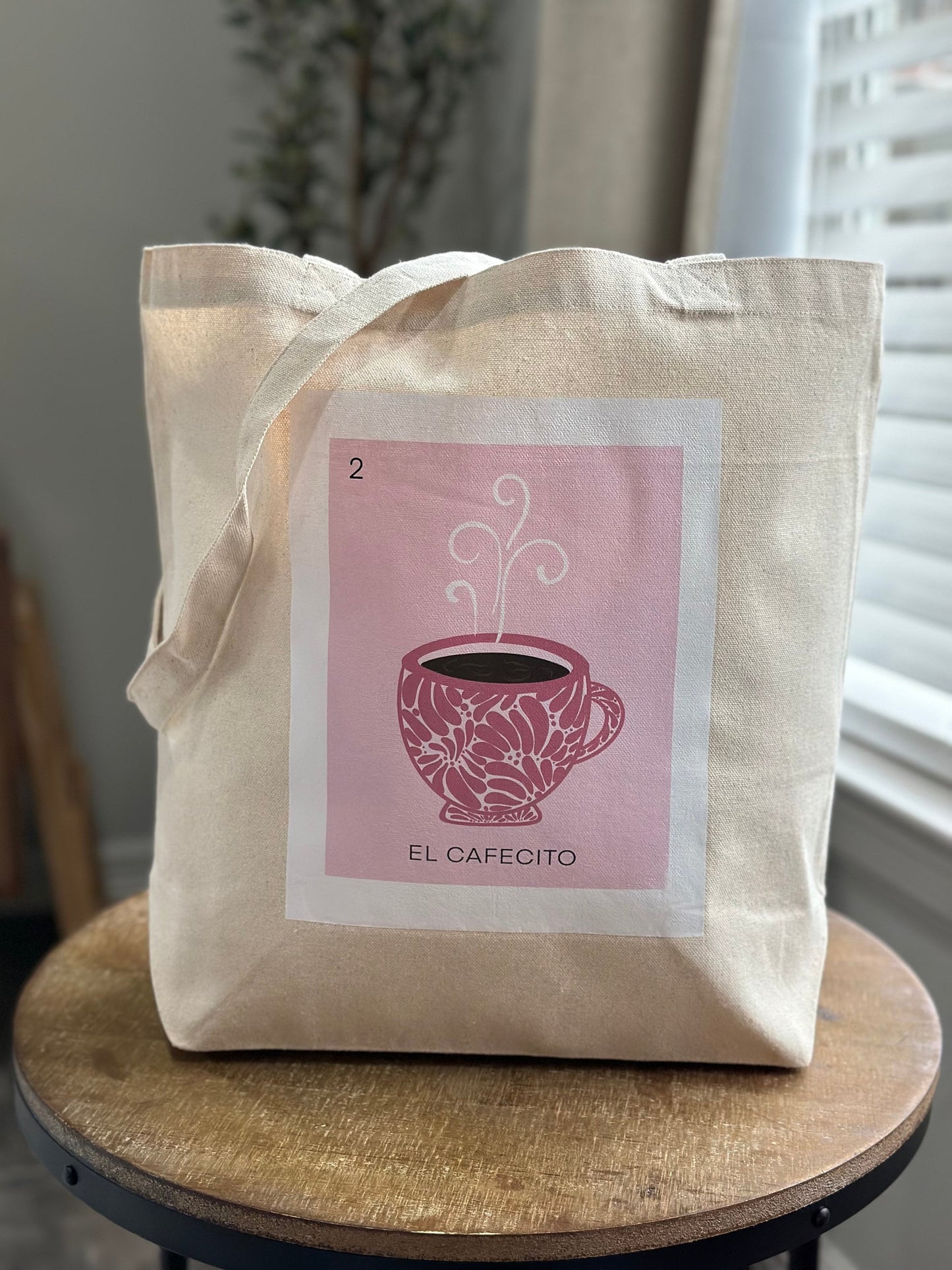 El Cafecito Talavera Coffee Mug Tote Bag