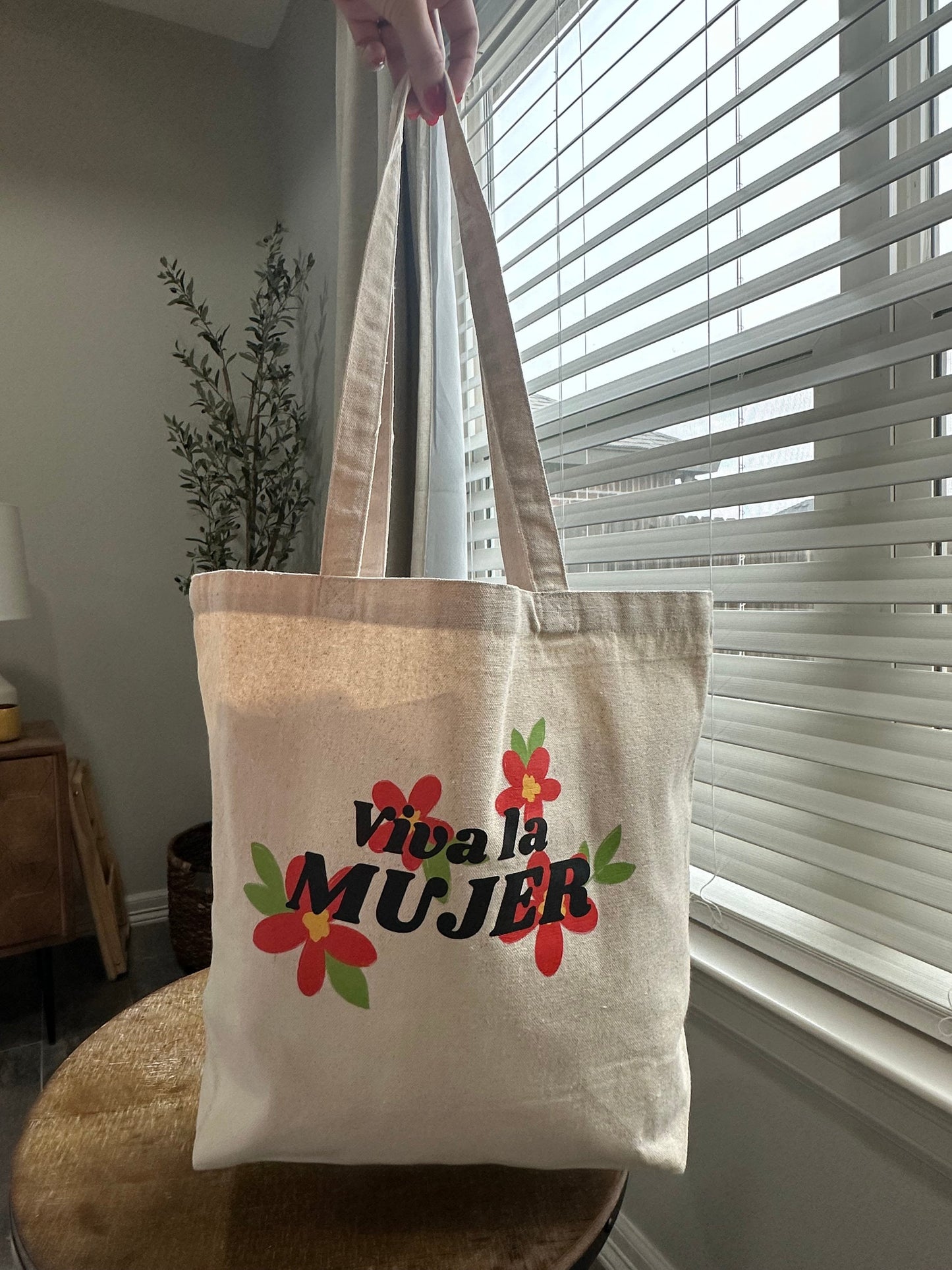 Viva la Mujer floral Tote Bag