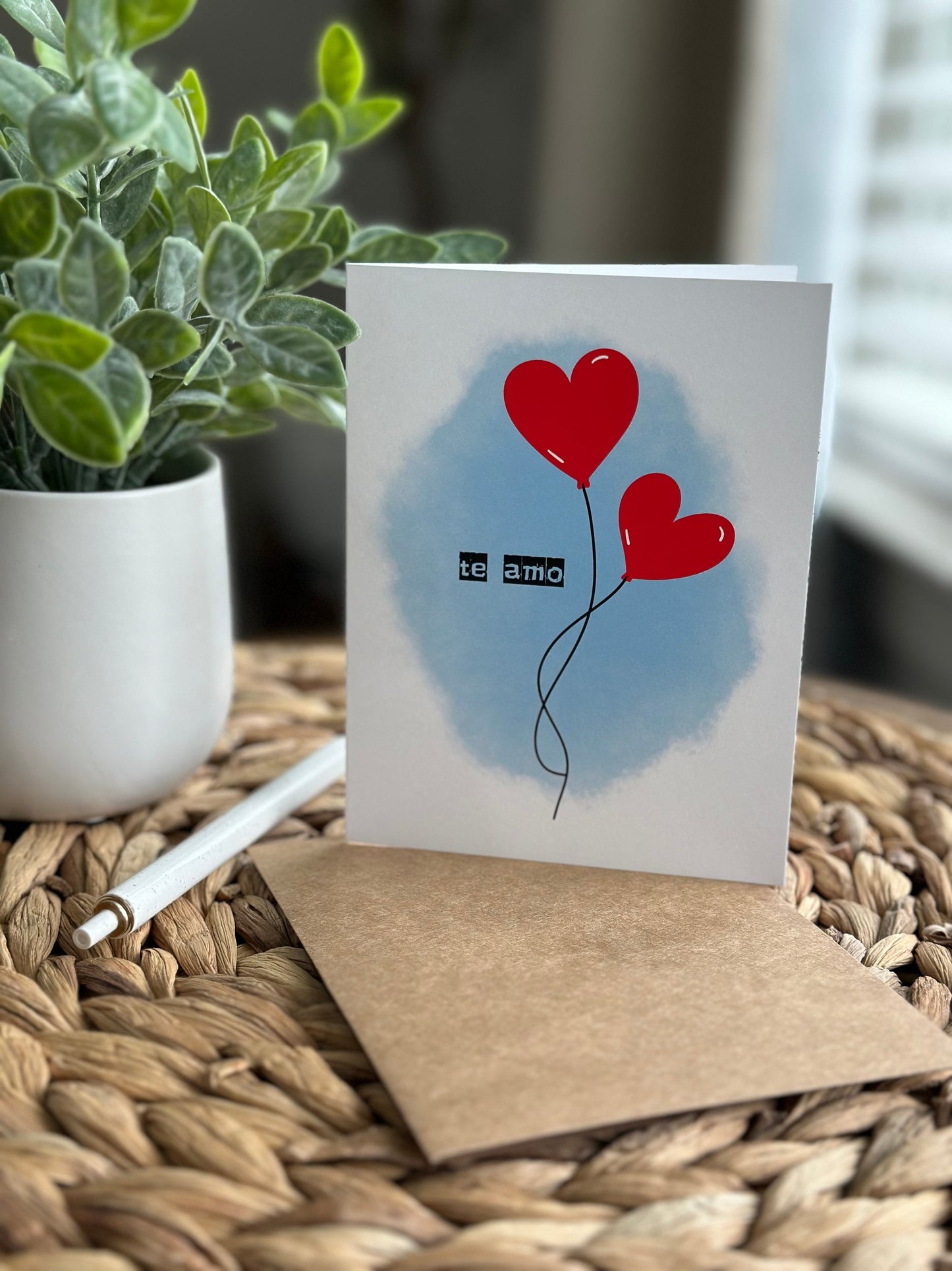 I love you/Te Amo Greeting Card